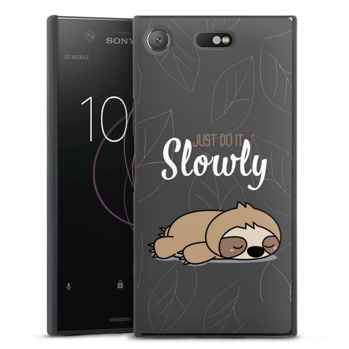 Just Do It Slowly Sloth Grey