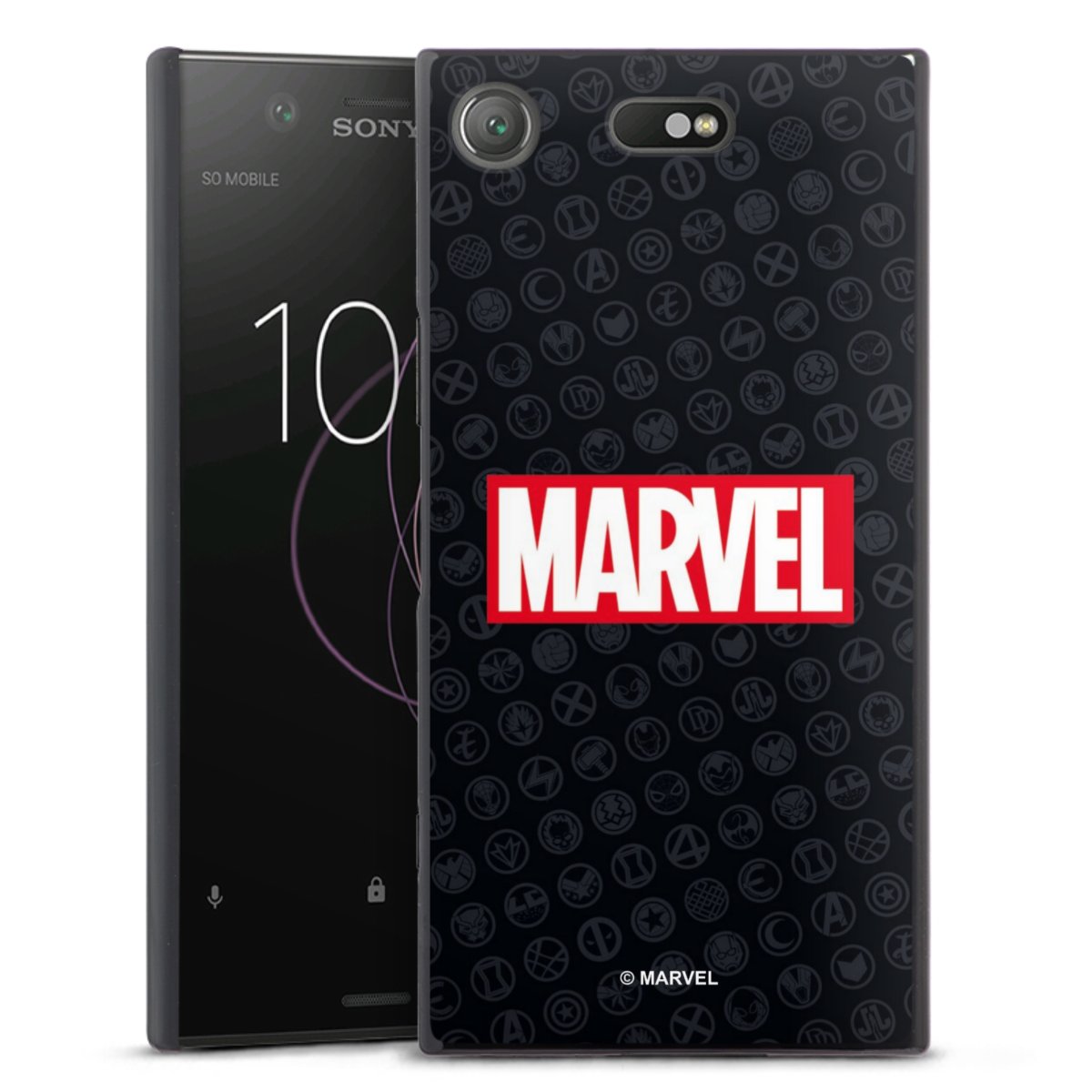 Marvel Logo Black Red 
