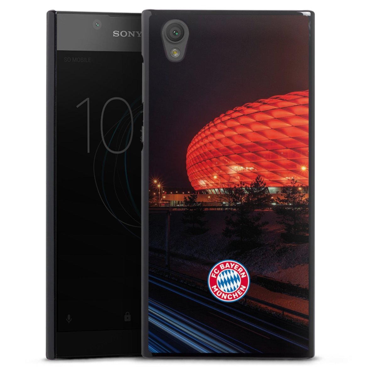 Allianz Arena bei Nacht FCB