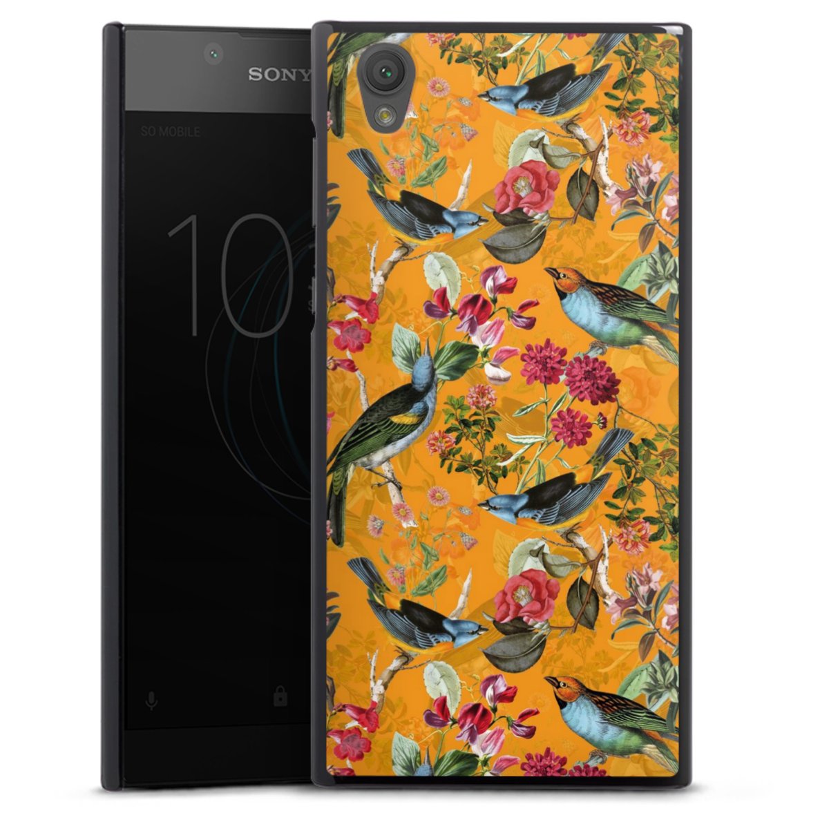 Vogels Bloemen Behang