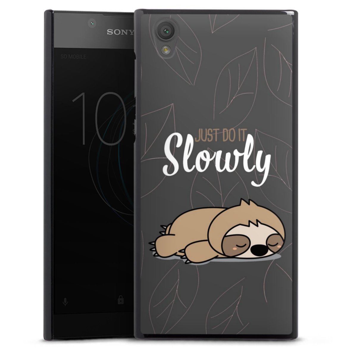 Just Do It Slowly Sloth Grey