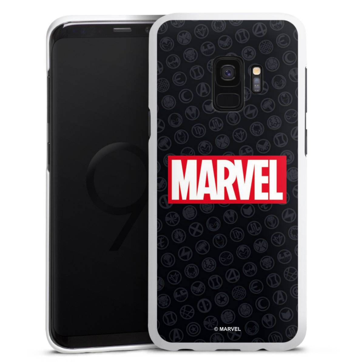 Marvel Logo Black Red 