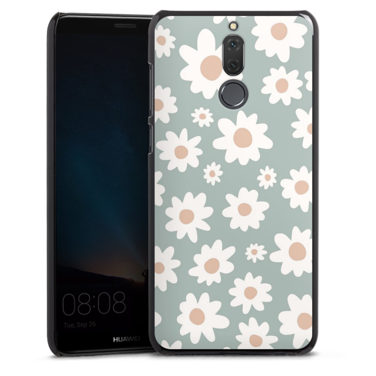 Gänseblümchen Muster grün