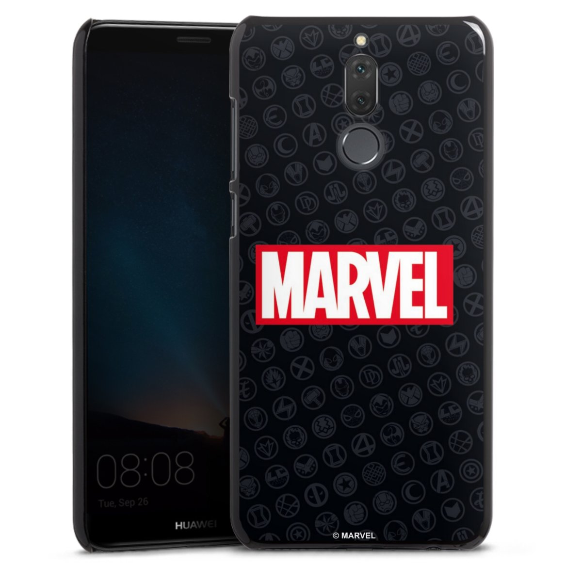 Marvel Logo Black Red 