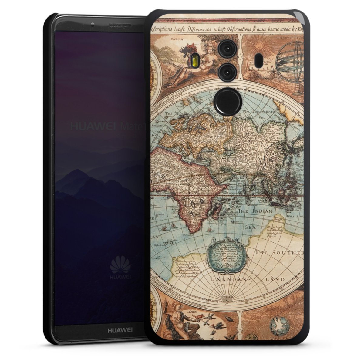 Mappa del mondo vintage