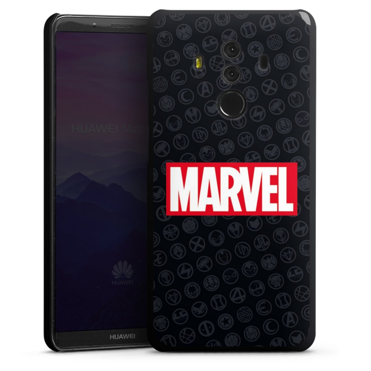 Marvel Logo Black Red 