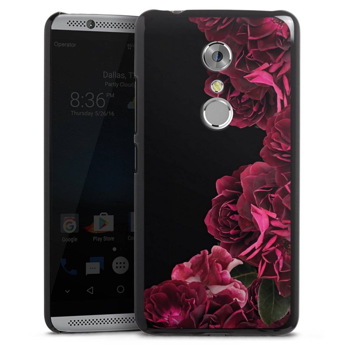 Rose vintage su nero