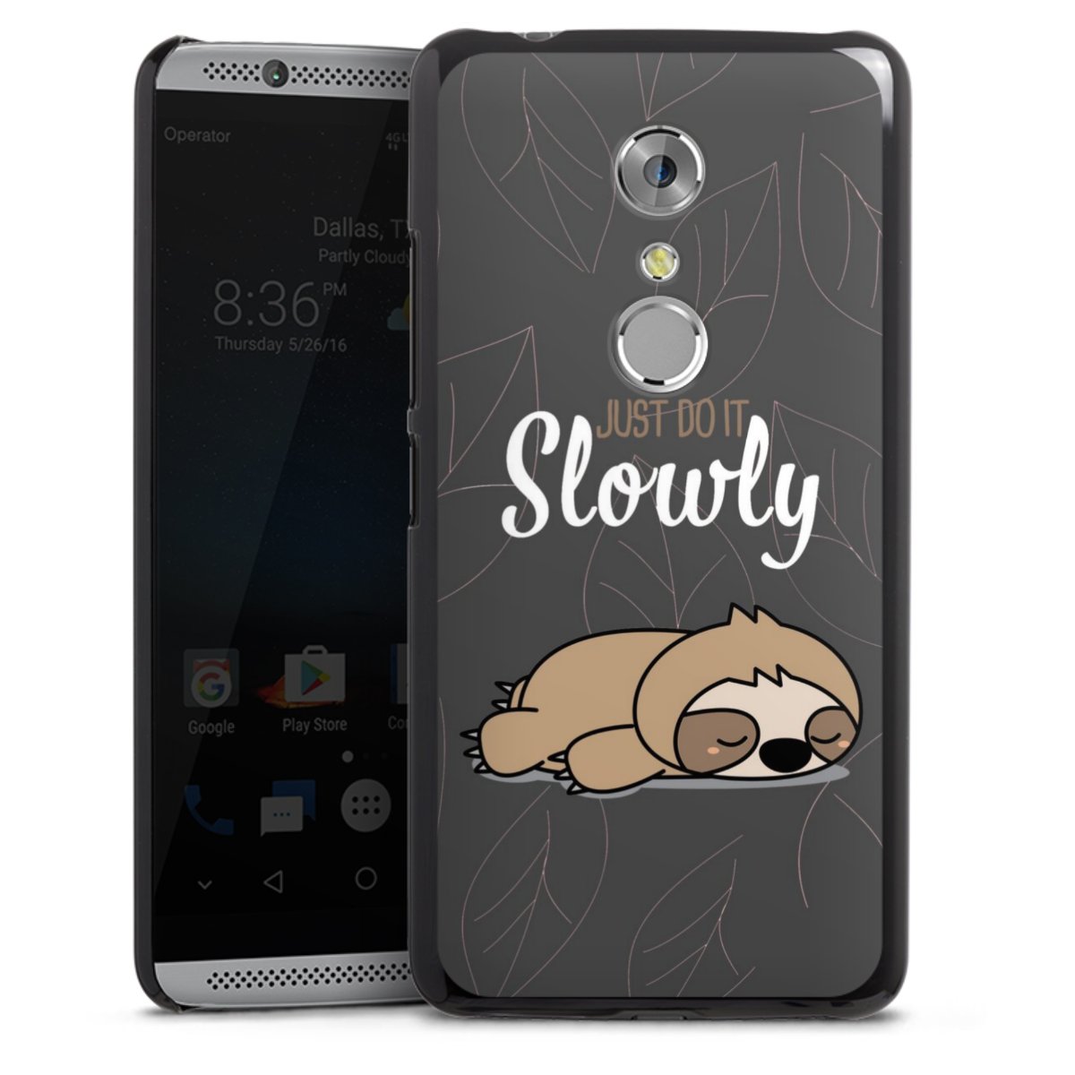 Just Do It Slowly Sloth Grey