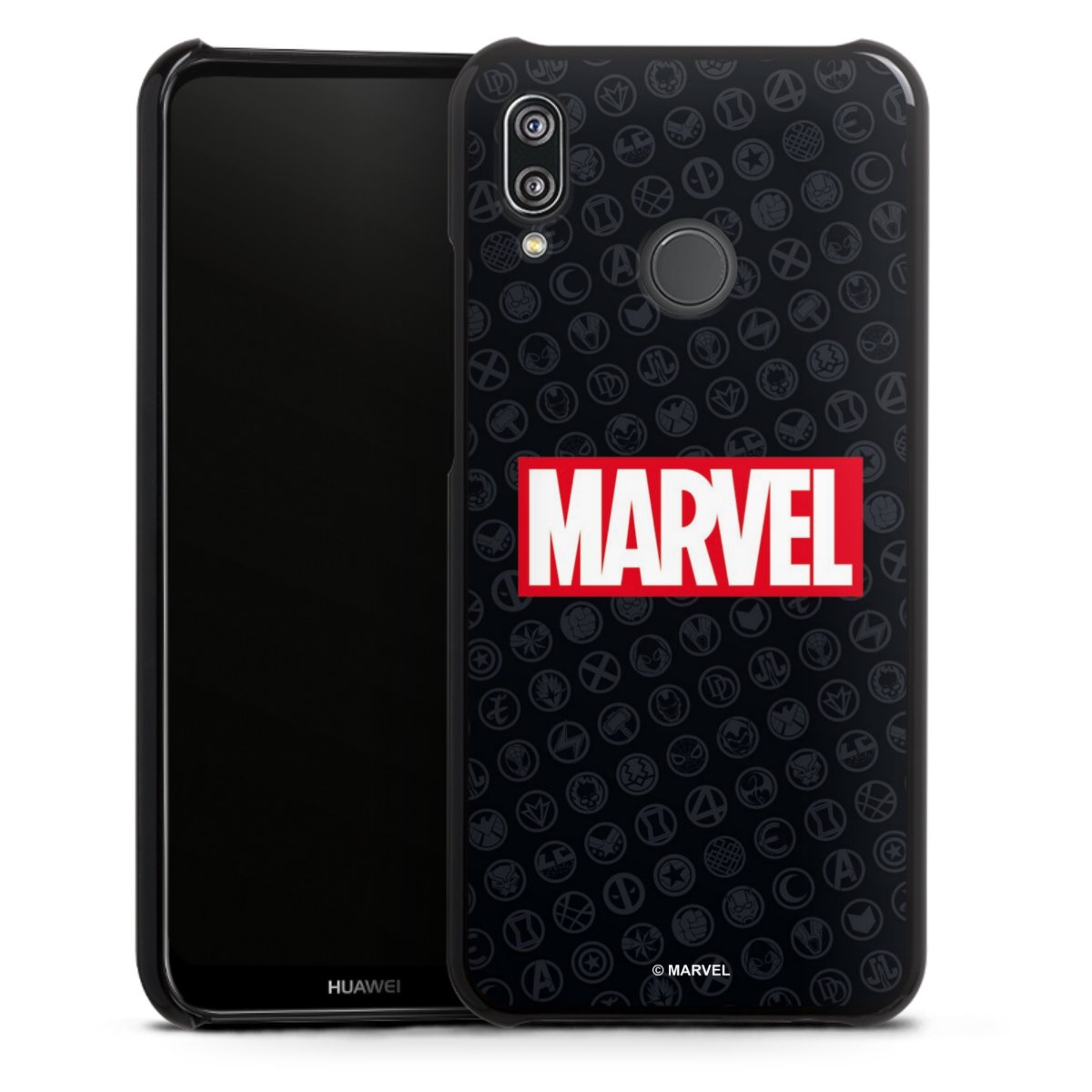 Marvel Logo Black Red 