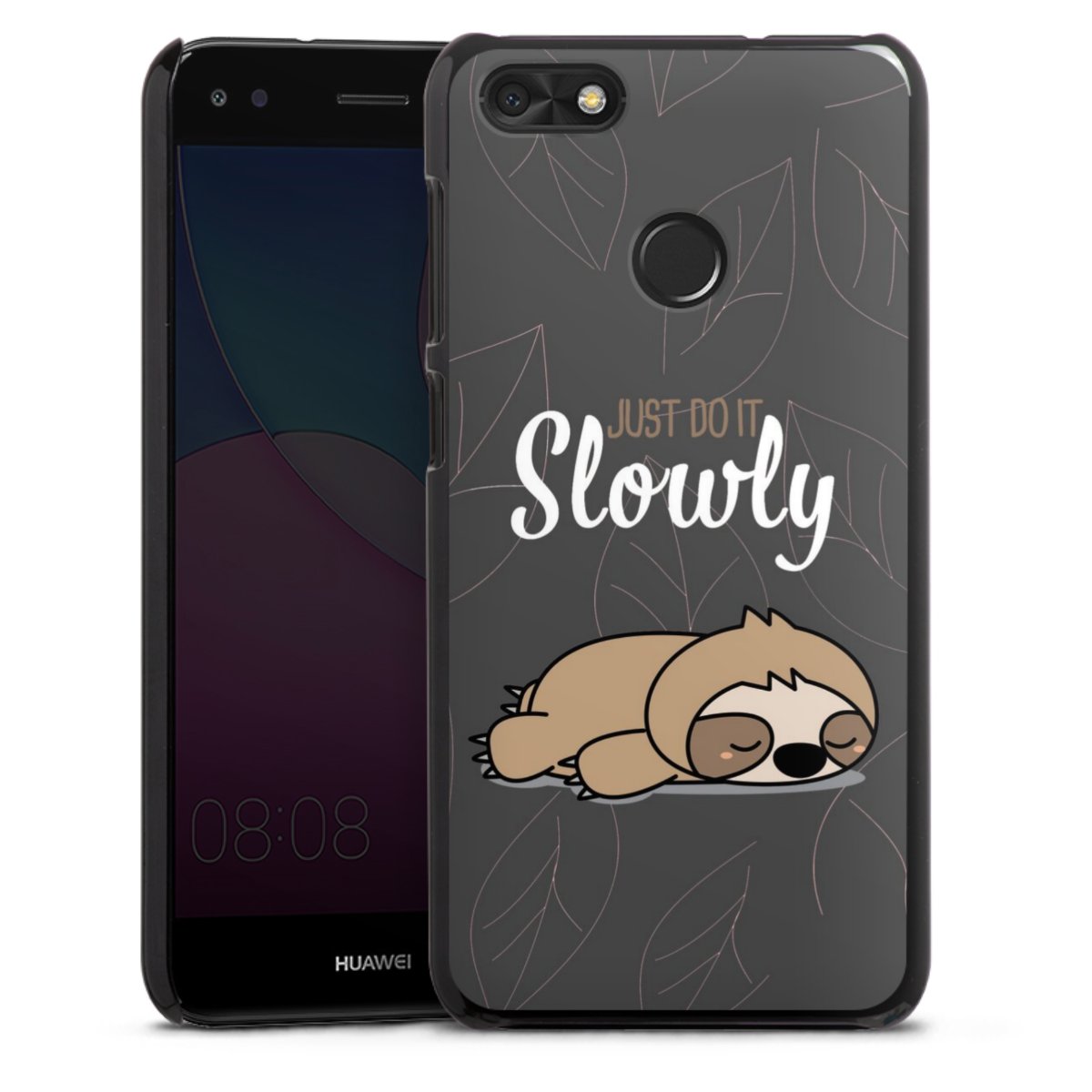 Just Do It Slowly Sloth Grey