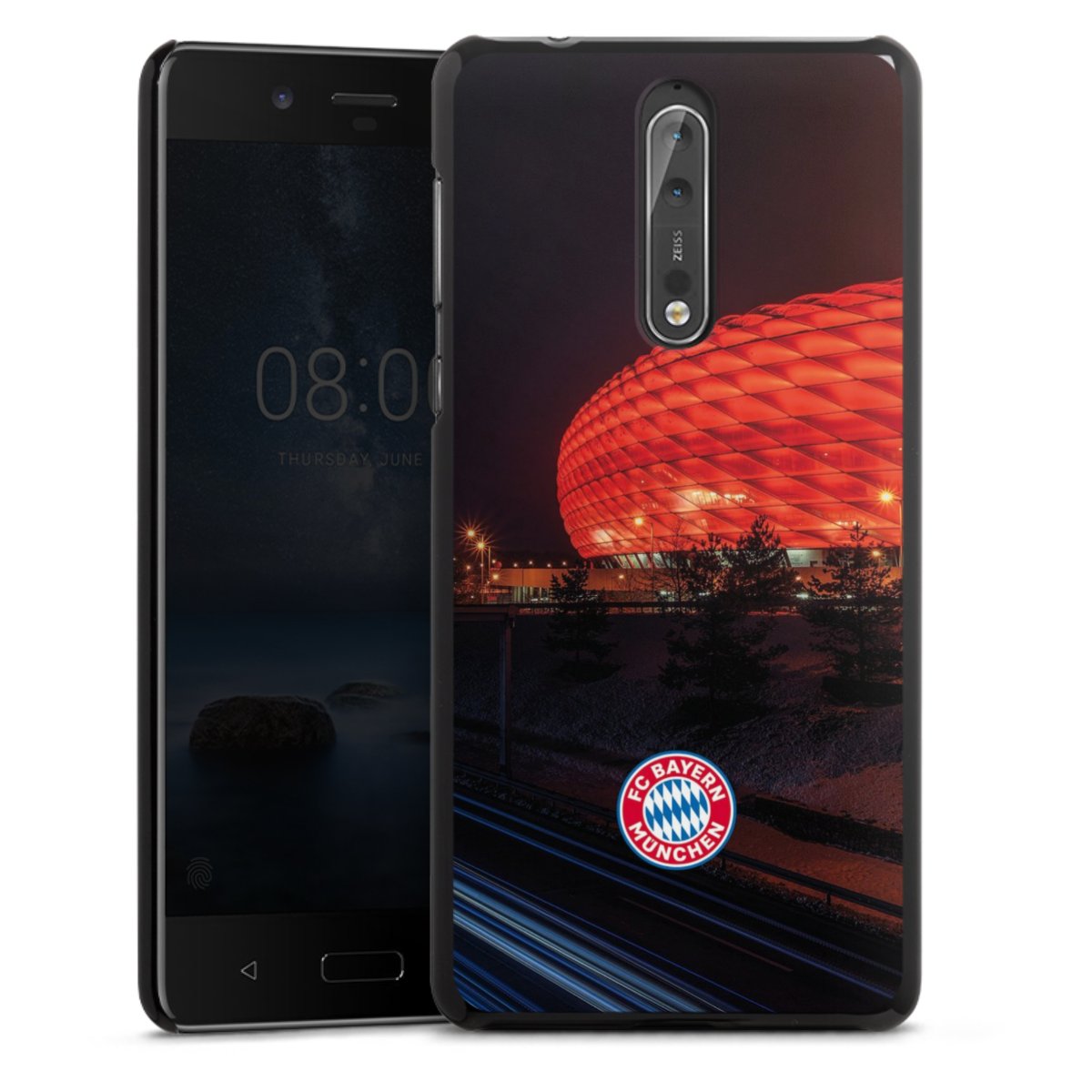 Allianz Arena bei Nacht FCB