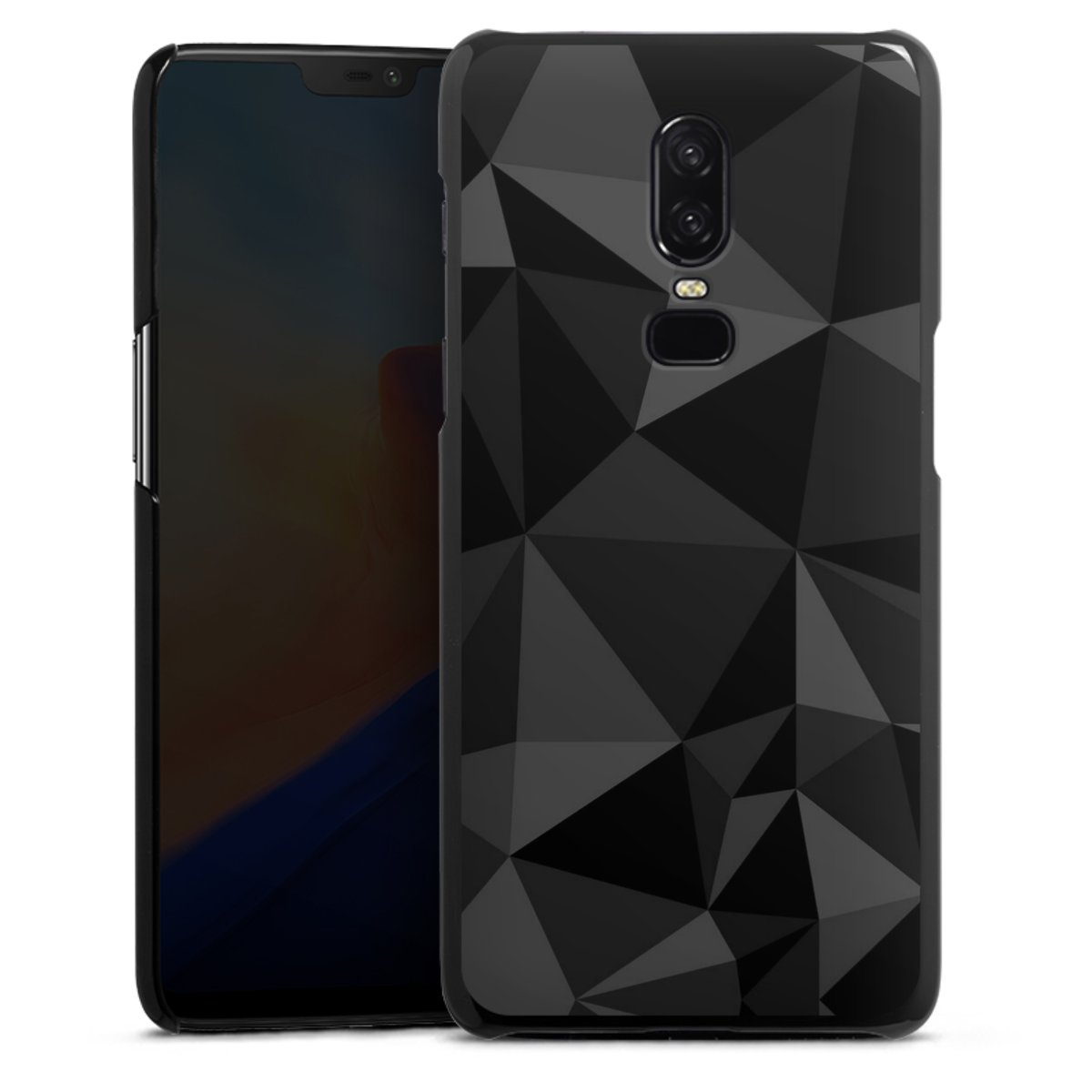 Motif Polygone Noir