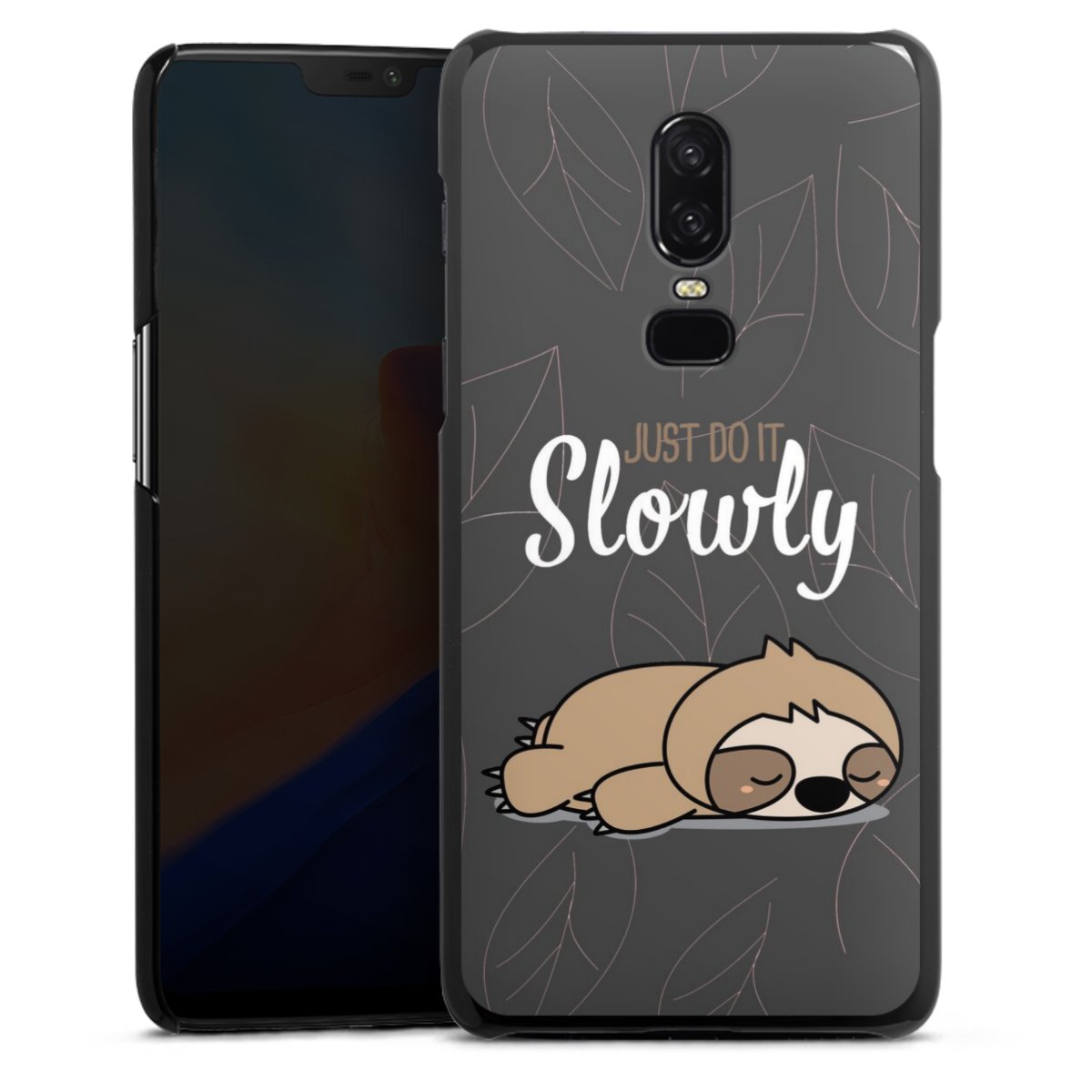 Just Do It Slowly Sloth Grey