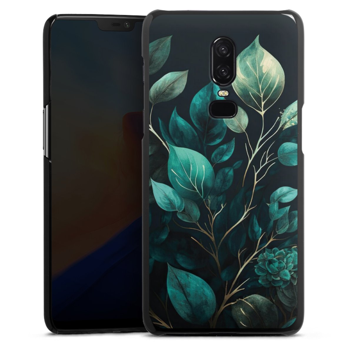 Eukalyptus dunkler Hintergrund