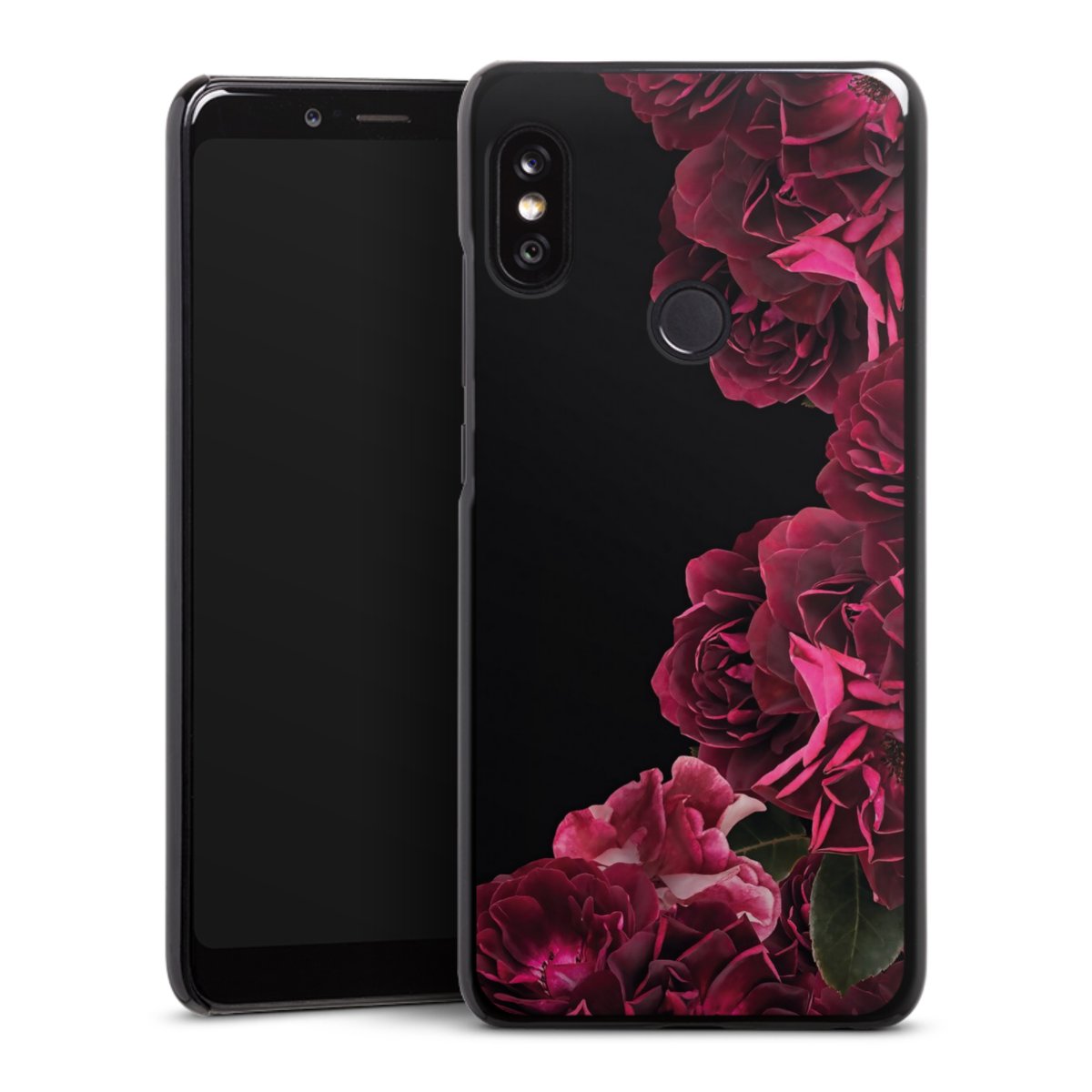 Rose vintage su nero