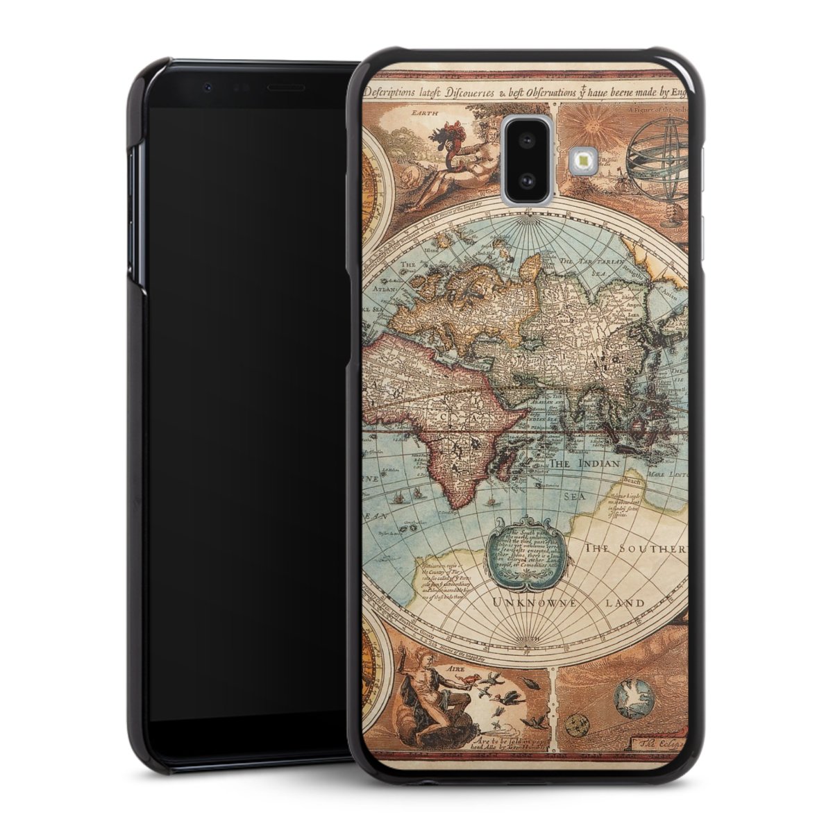 Mappa del mondo vintage