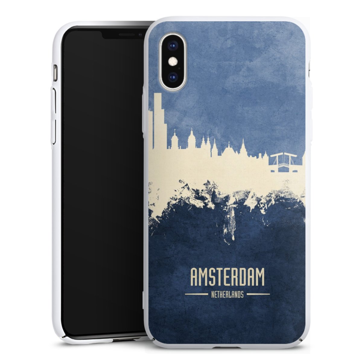 Amsterdam Skyline blauw