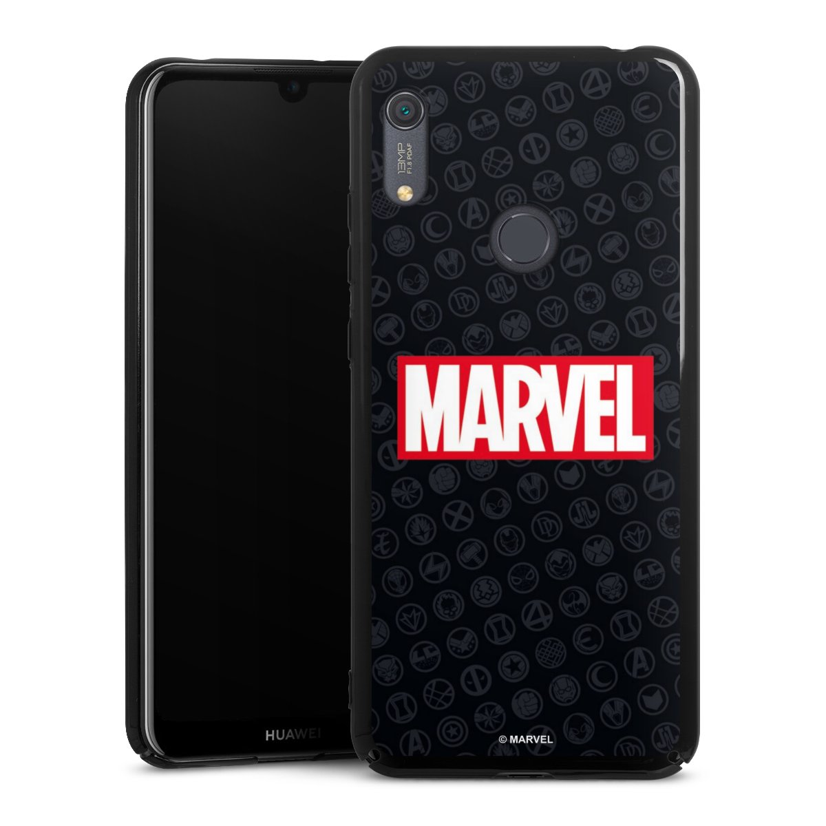 Marvel Logo Black Red 