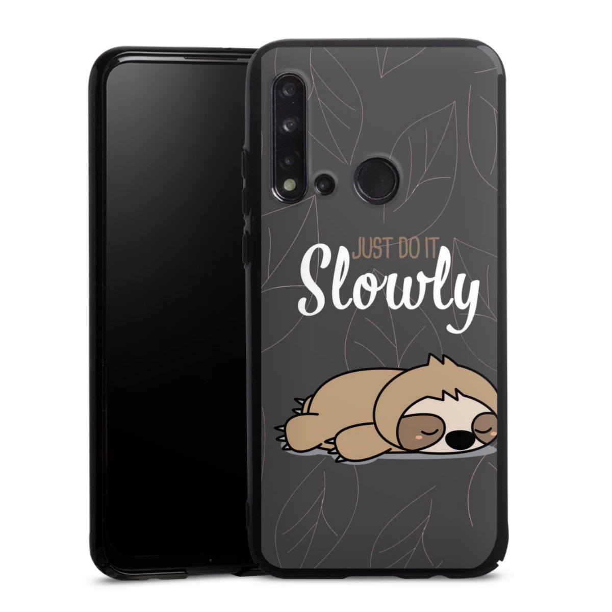 Just Do It Slowly Sloth Grey