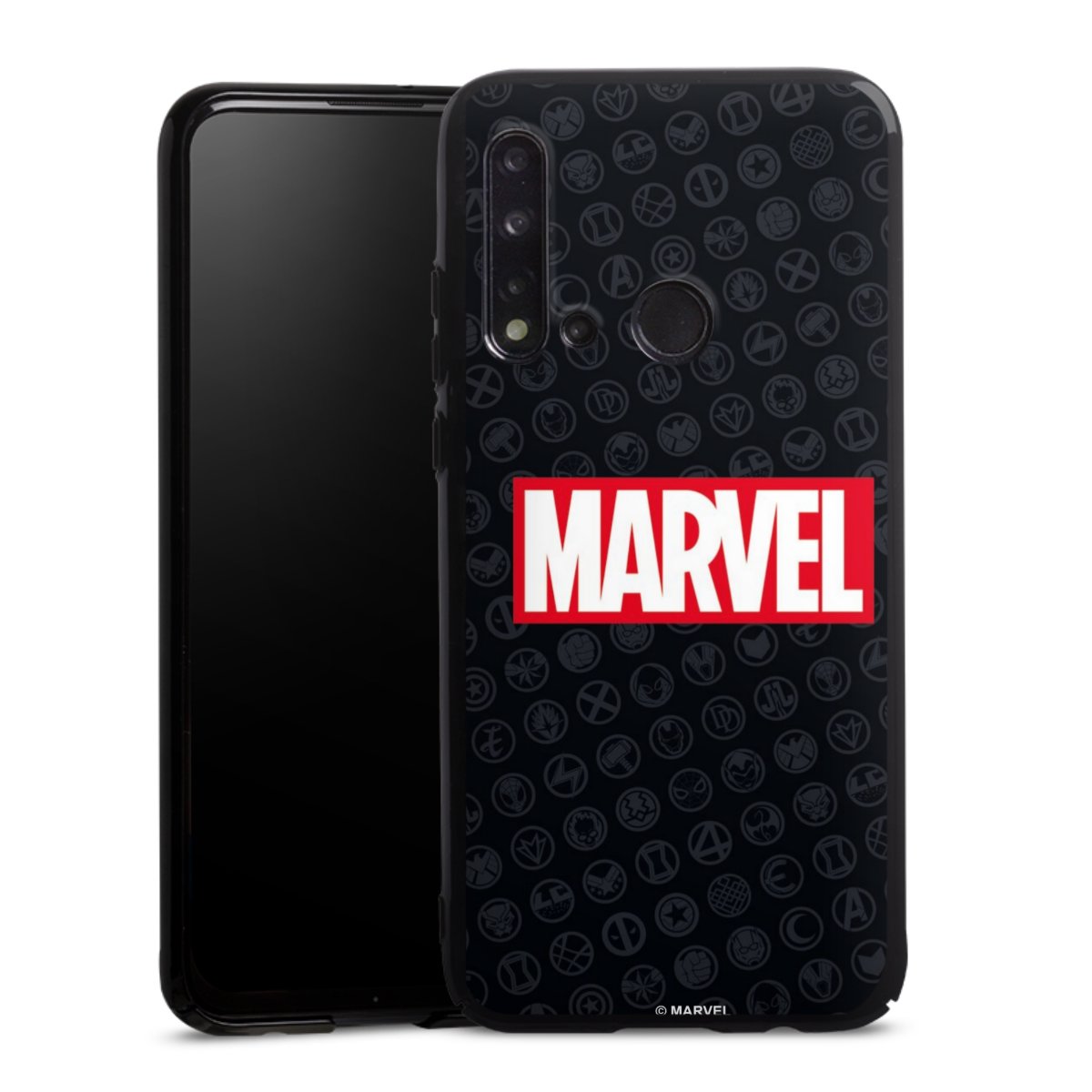 Marvel Logo Zwart Rood