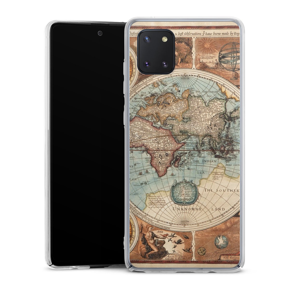Mappa del mondo vintage