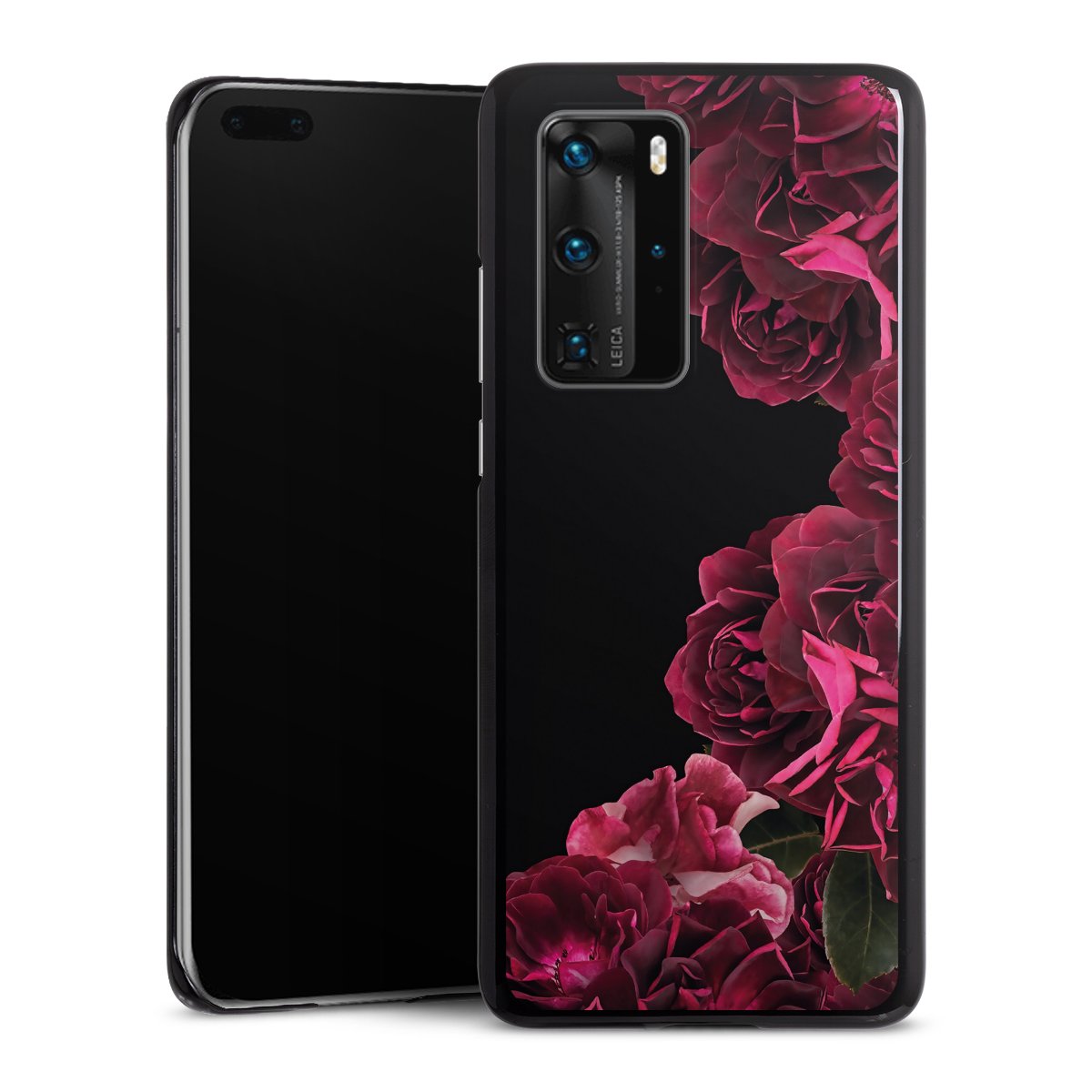 Rose vintage su nero