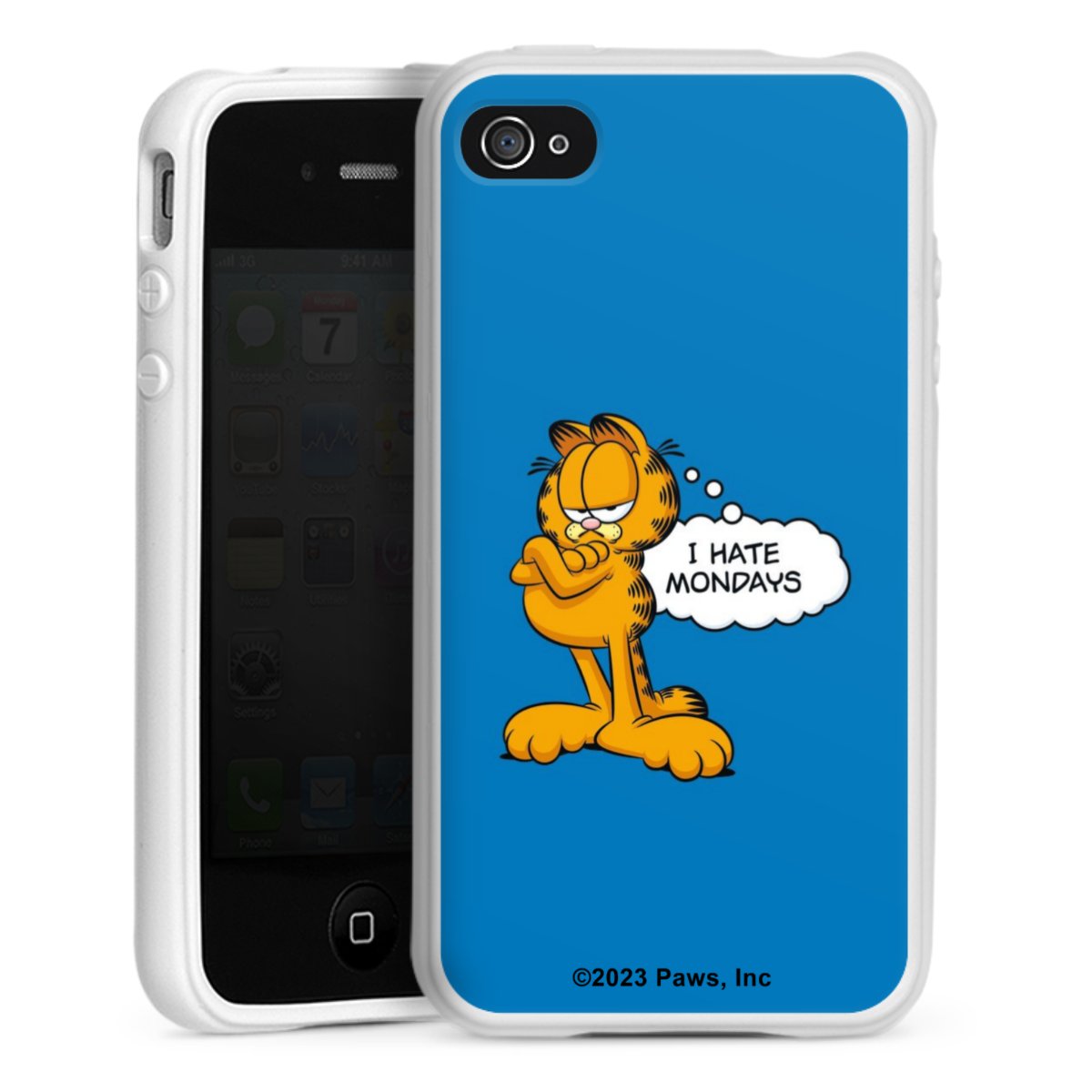 Garfield Ik haat maandagen blauw