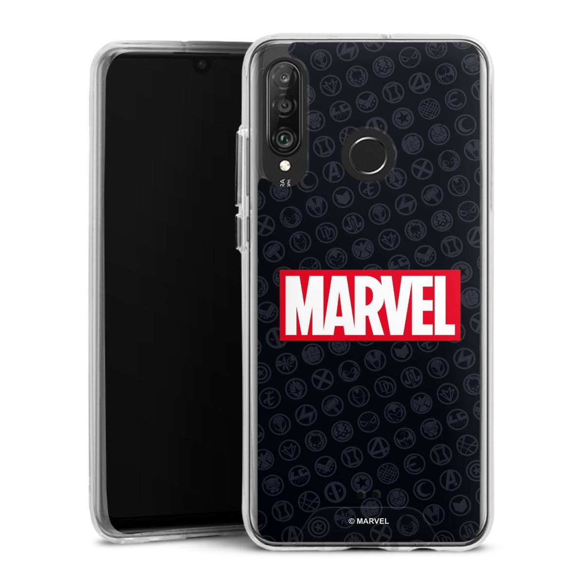 Marvel Logo Black Red 