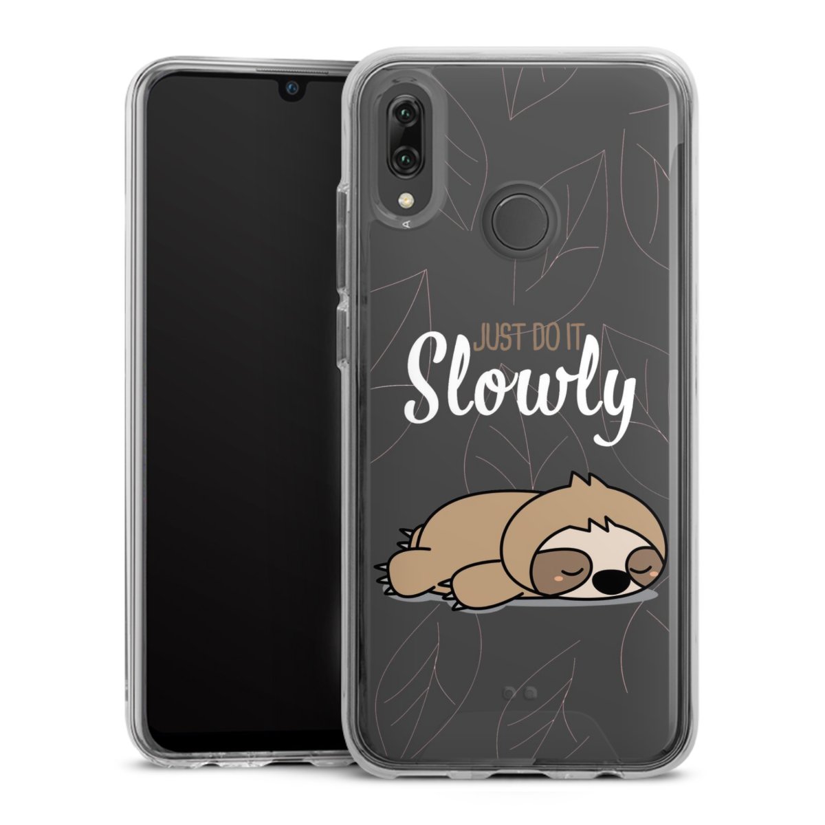 Just Do It Slowly Sloth Grey