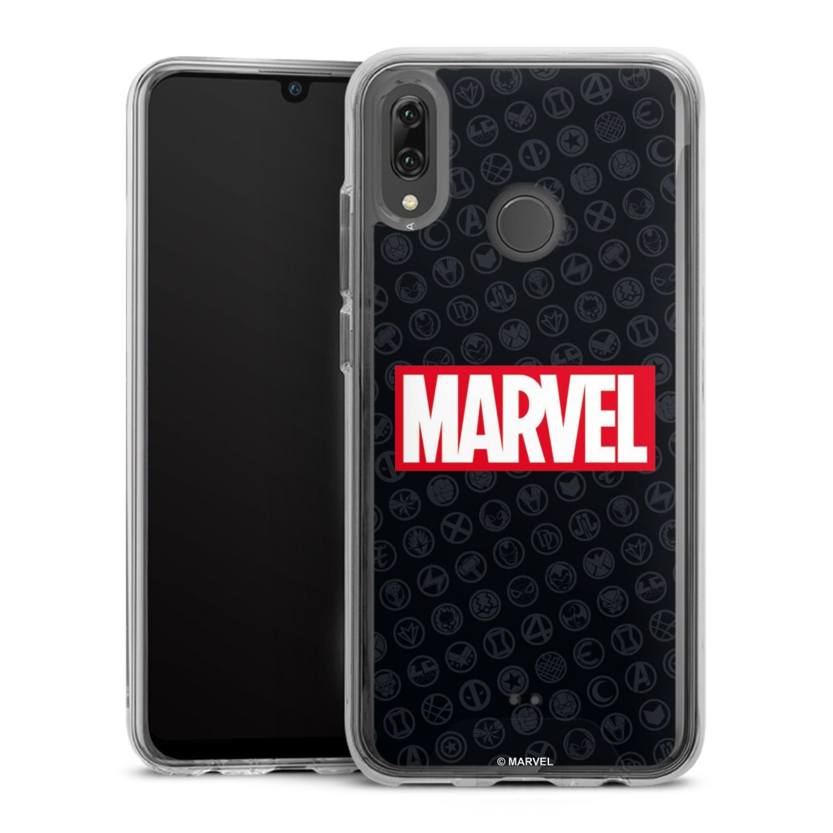 Marvel Logo Black Red 