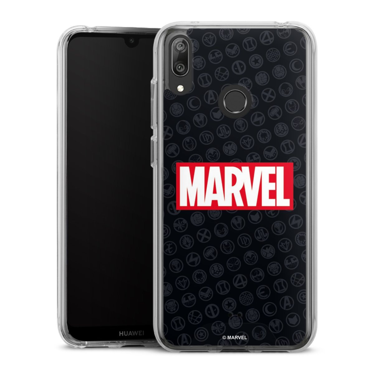 Marvel Logo Black Red 