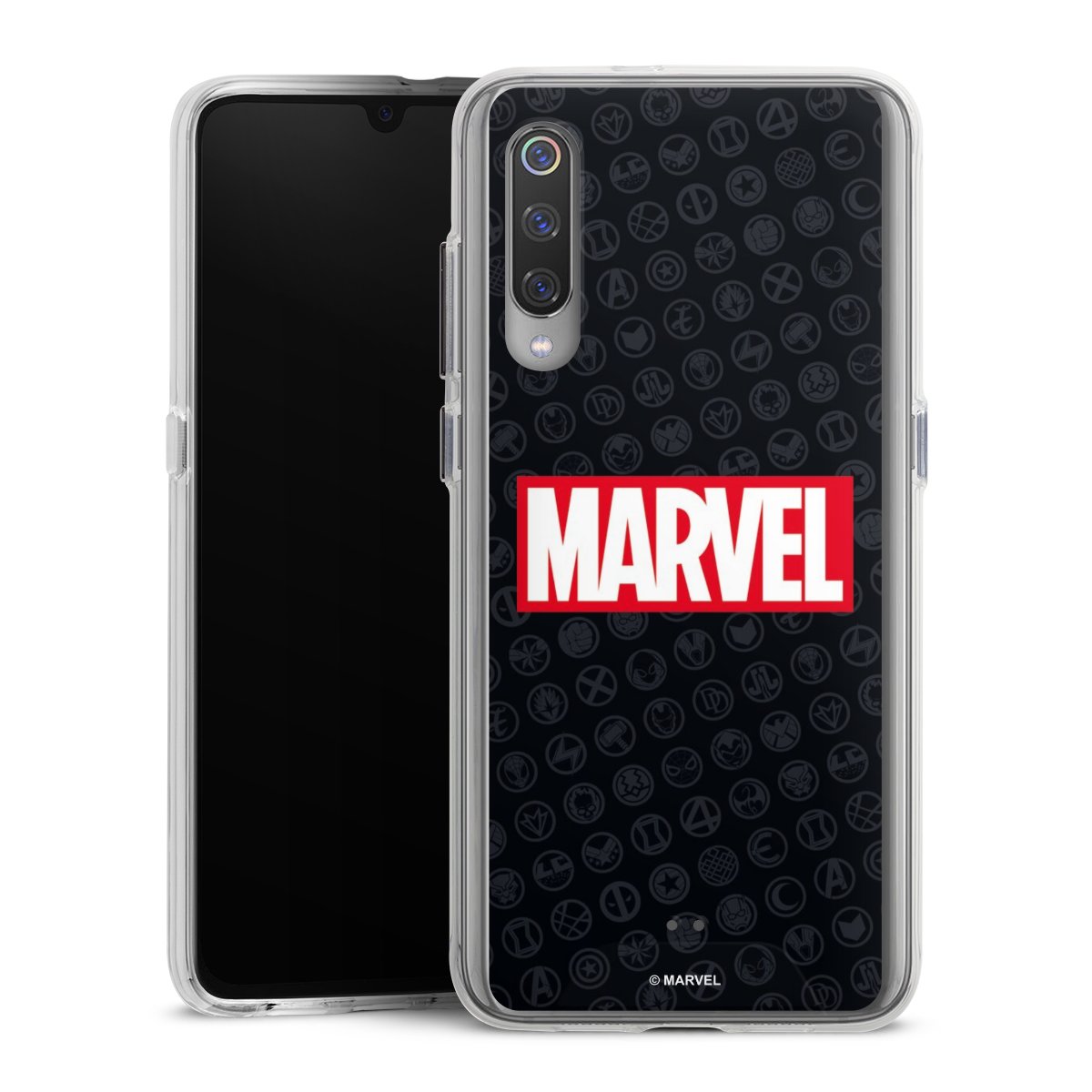 Marvel Logo Black Red 