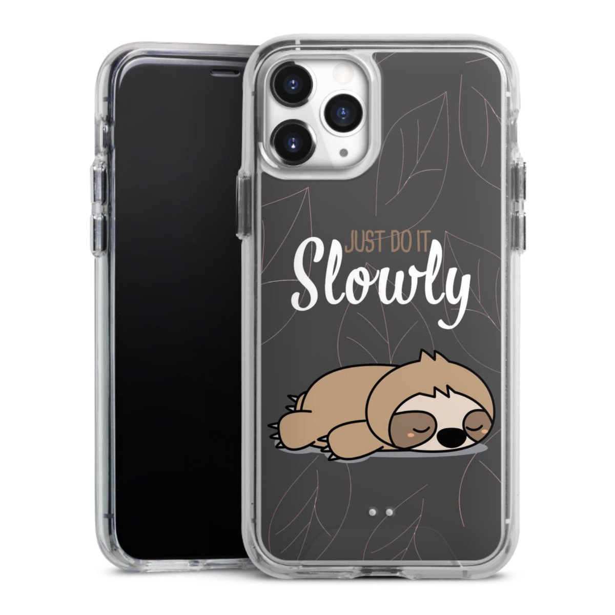 Just Do It Slowly Sloth Grey