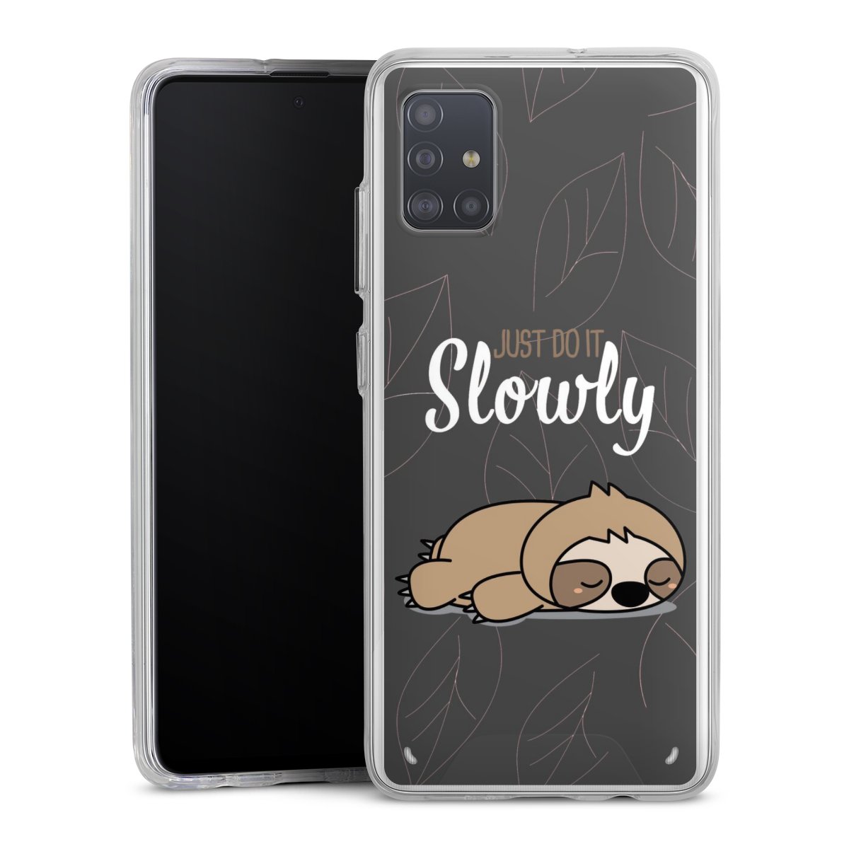 Just Do It Slowly Sloth Grey