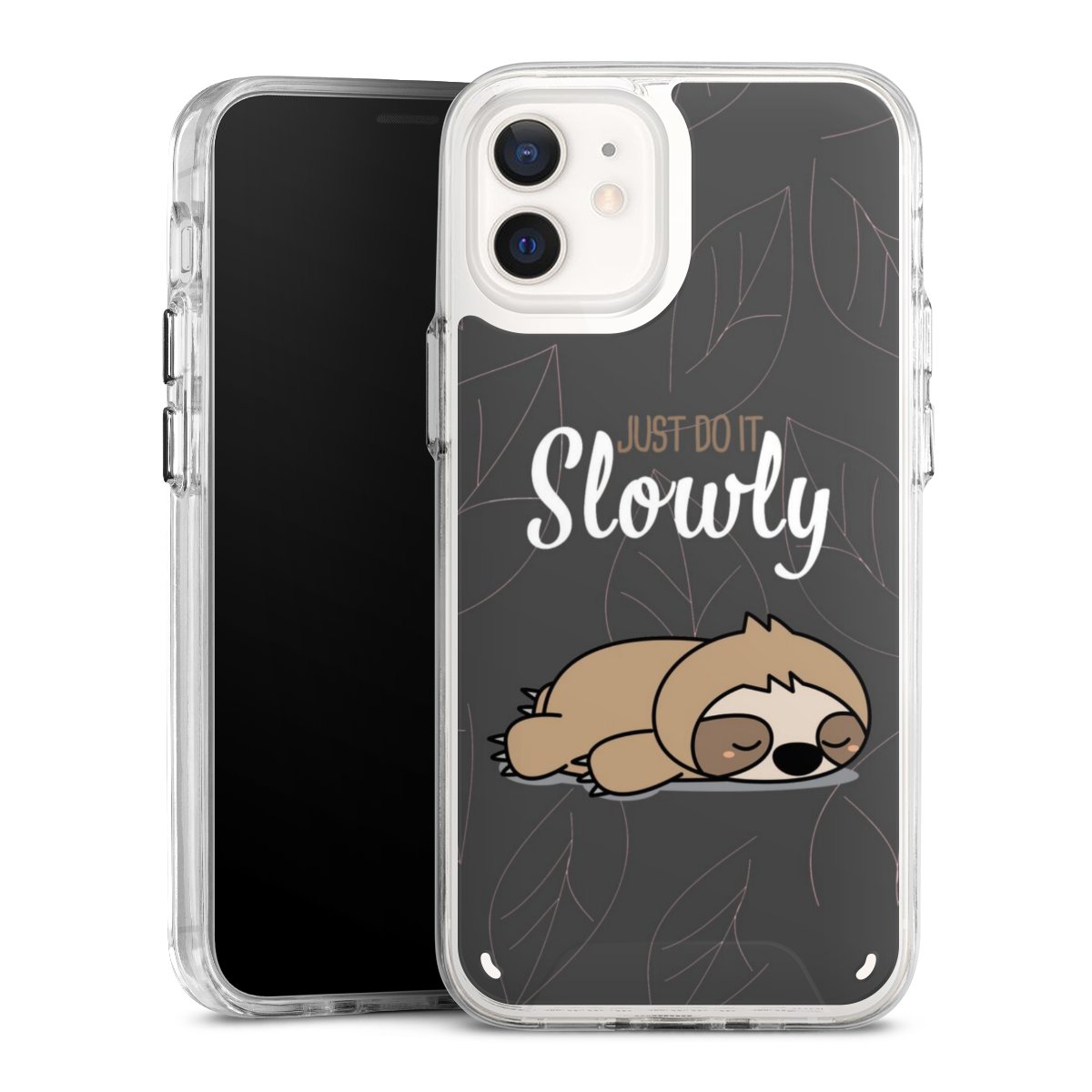 Just Do It Slowly Sloth Grey
