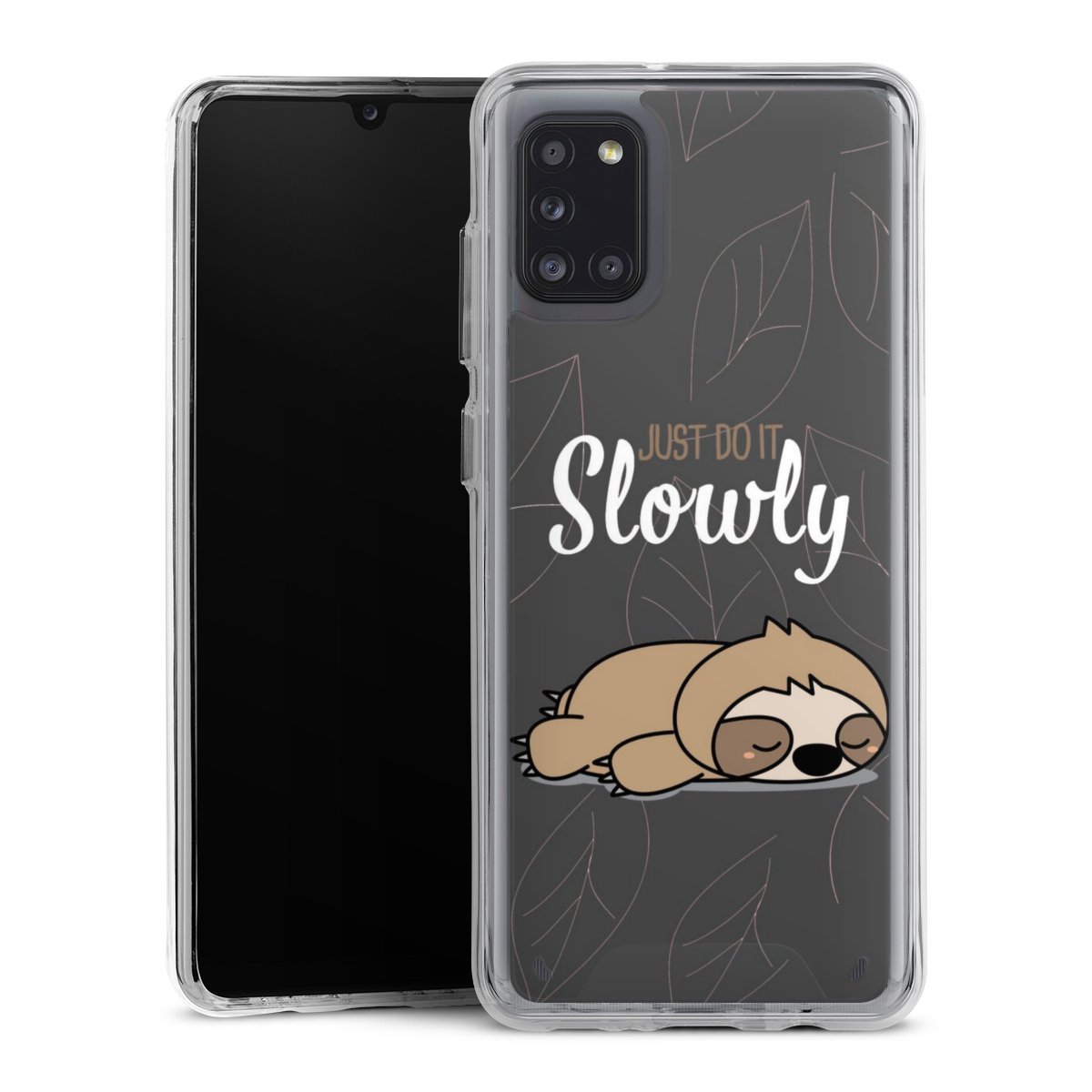 Just Do It Slowly Sloth Grey