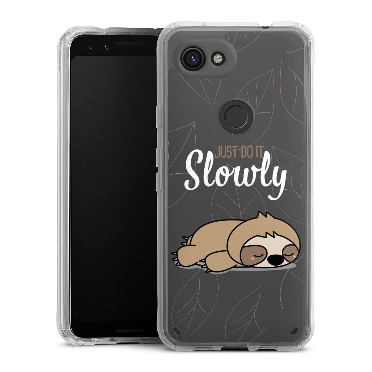 Just Do It Slowly Sloth Grey