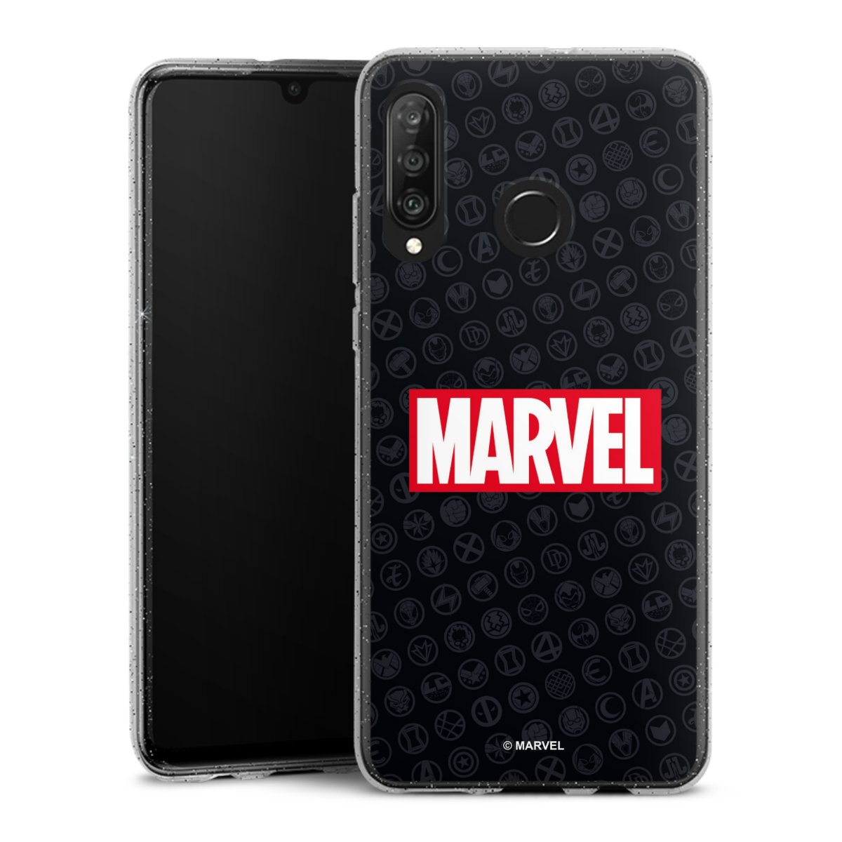 Marvel Logo Black Red 