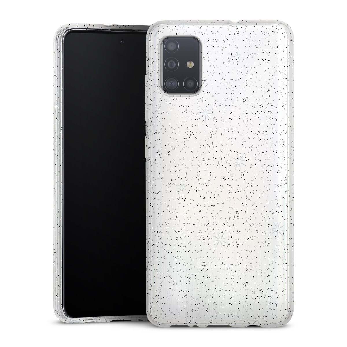 Silicone Glitter Case voor Samsung Galaxy A51