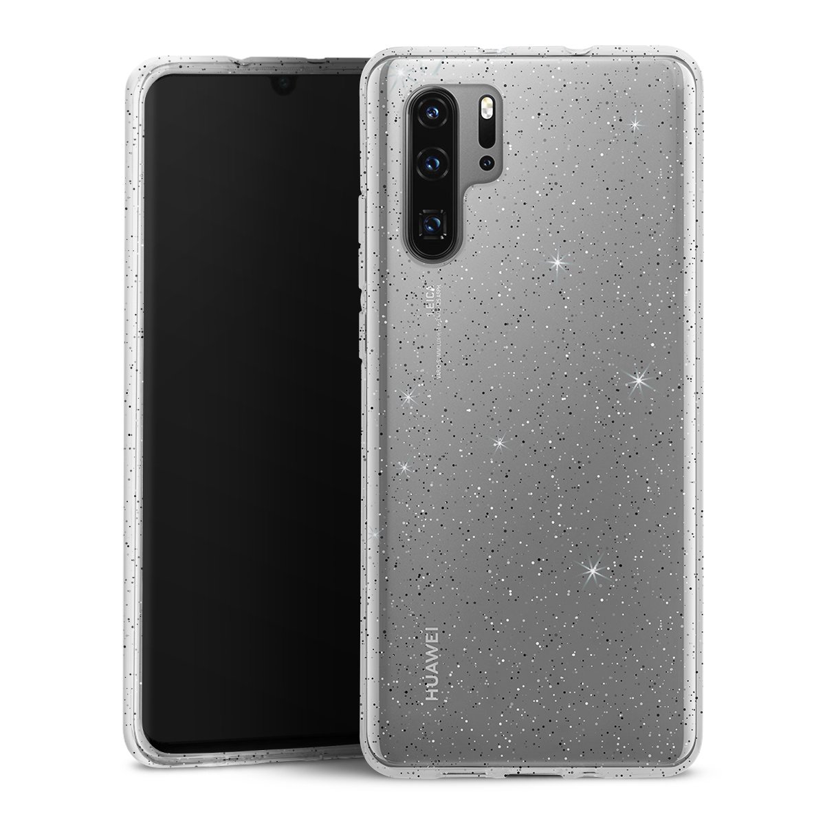 Silicone Glitter Case voor Huawei P30 Pro