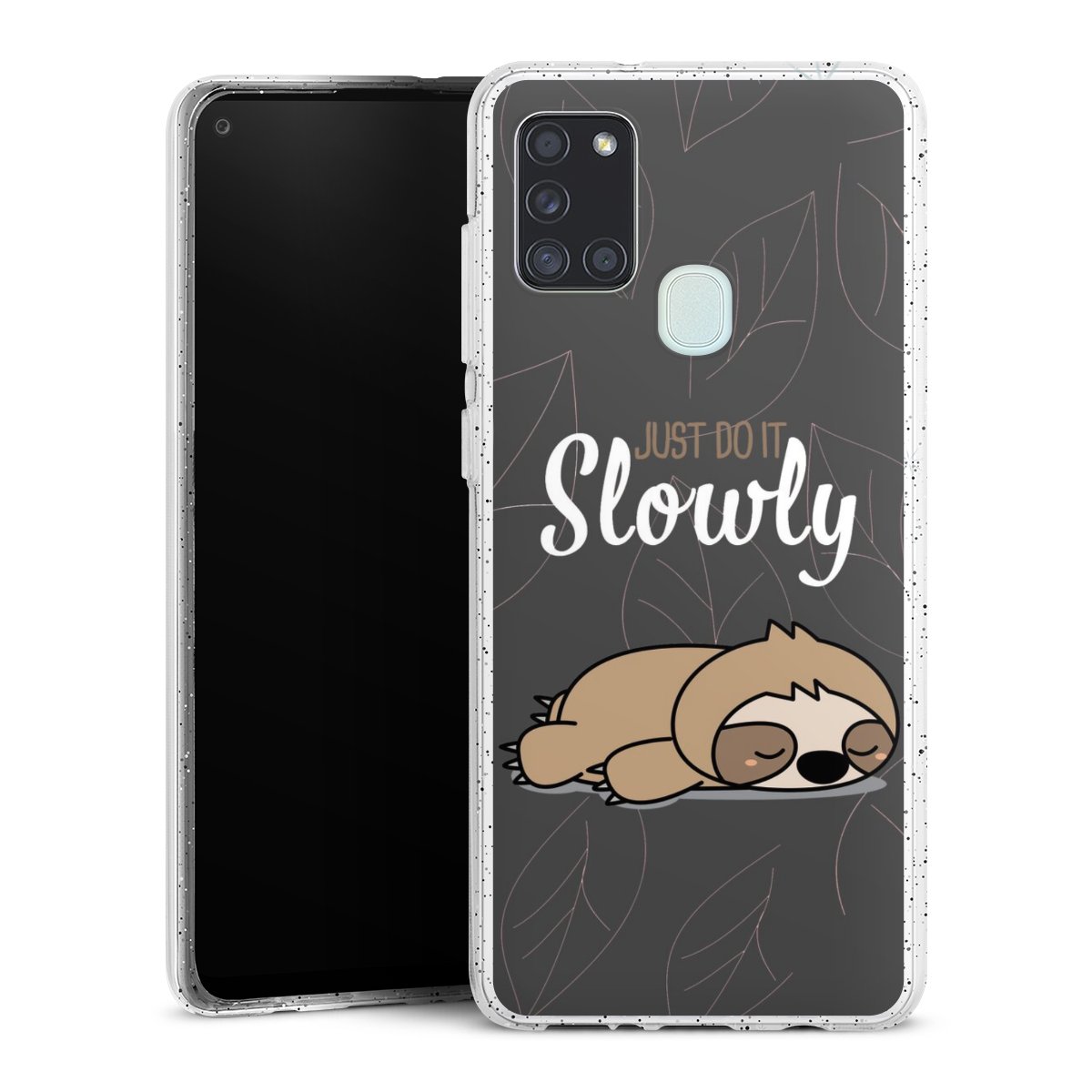Just Do It Slowly Sloth Grey