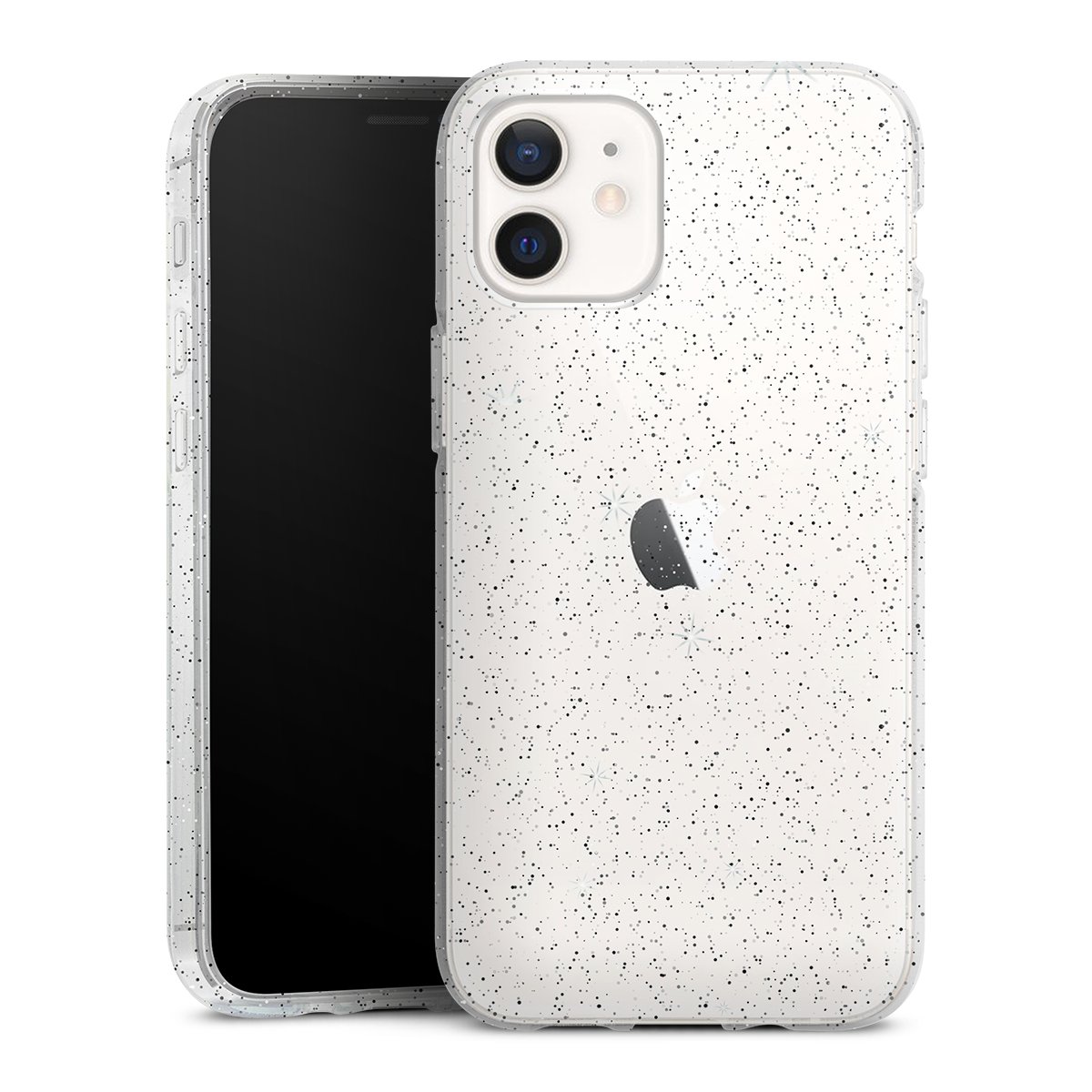 Silicone Glitter Case voor Apple iPhone 12 mini