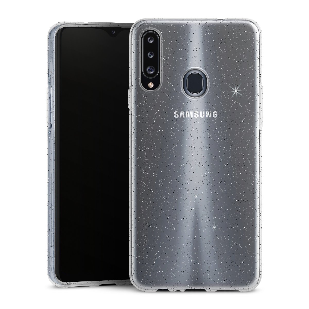 Silicone Glitter Case für Samsung Galaxy A20s