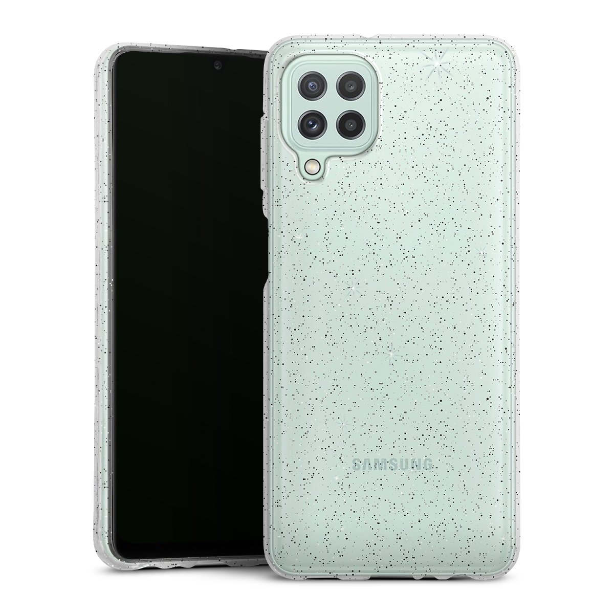 Silicone Glitter Case per Samsung Galaxy A22 4G