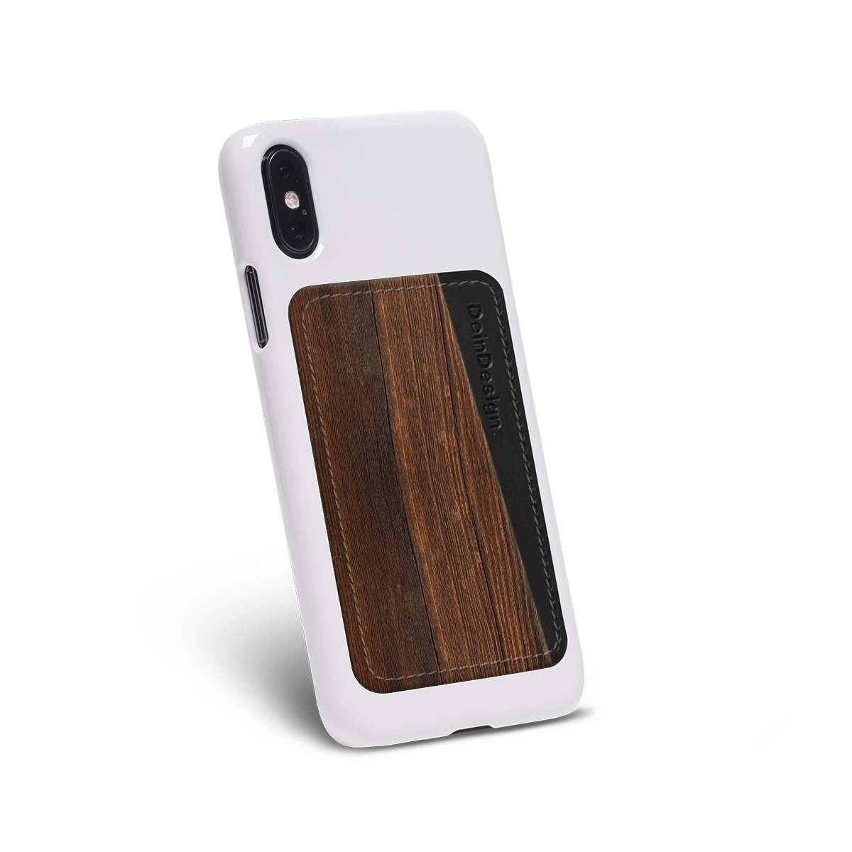 Look Bois de Noyer pour Étui pour cartes pour téléphone (noir) pour Samsung  Galaxy S6 Edge de DeinDesign