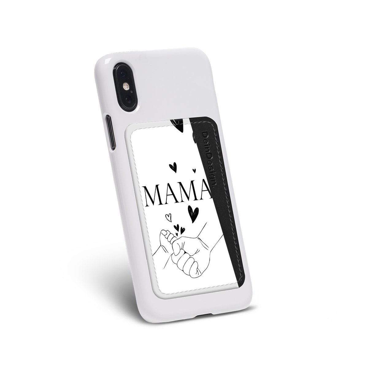 Muttertag Line Art Hände Schwarz Weiß