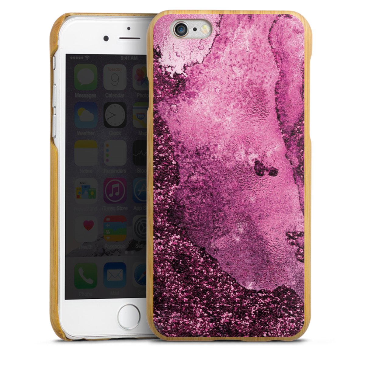 Pink Glitter Marble 2