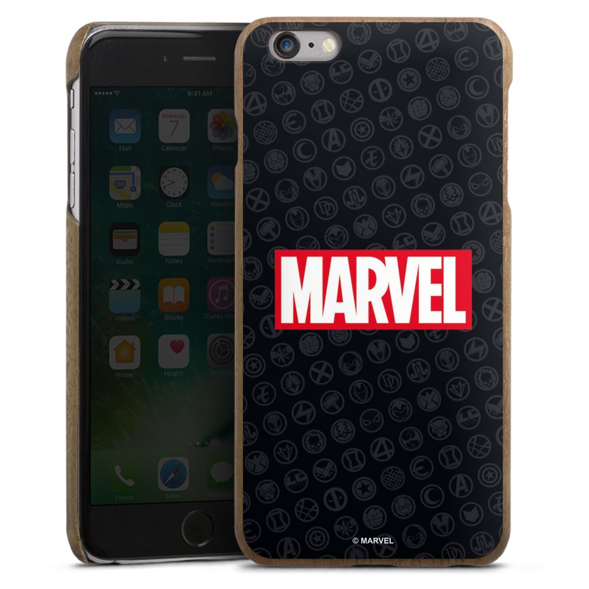 Marvel Logo Black Red 