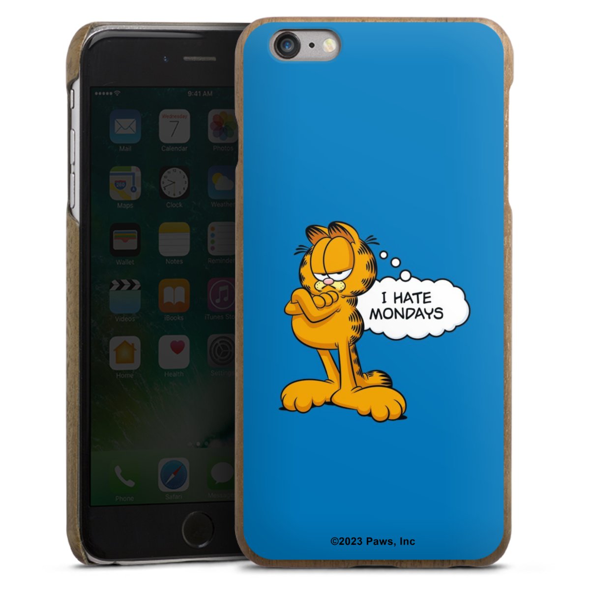 Garfield I Hate Mondays Blau