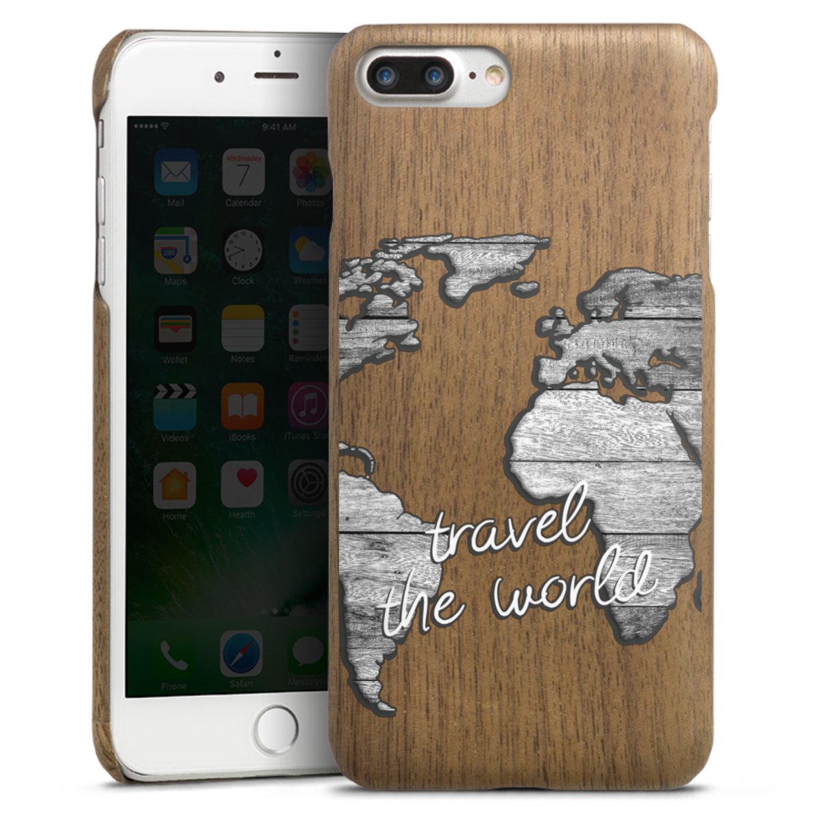Worldmap Hout zonder Achtergrond